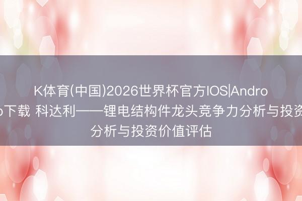 K体育(中国)2026世界杯官方IOS|Android手机app下载 科达利——锂电结构件龙头竞争力分析与投资价值评估