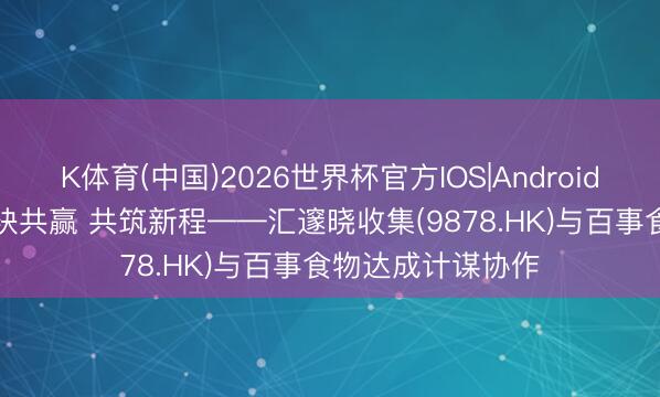 K体育(中国)2026世界杯官方IOS|Android手机app下载 联袂共赢 共筑新程——汇邃晓收集(9878.HK)与百事食物达成计谋协作