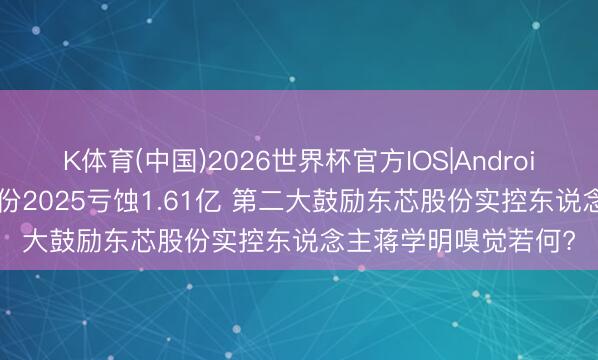K体育(中国)2026世界杯官方IOS|Android手机app下载 来伊份2025亏蚀1.61亿 第二大鼓励东芯股份实控东说念主蒋学明嗅觉若何?