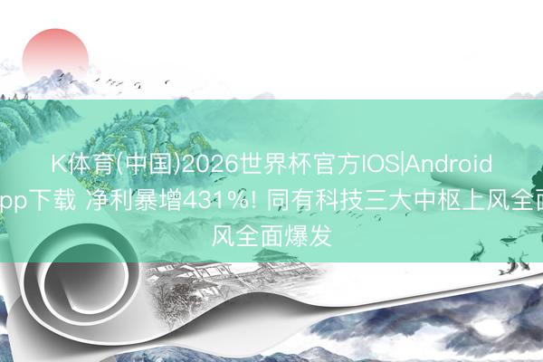 K体育(中国)2026世界杯官方IOS|Android手机app下载 净利暴增431%! 同有科技三大中枢上风全面爆发