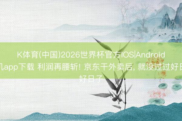 K体育(中国)2026世界杯官方IOS|Android手机app下载 利润再腰斩! 京东干外卖后， 就没过过好日子
