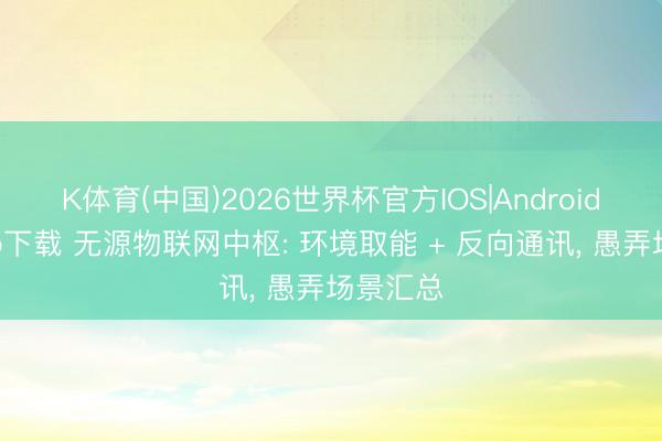K体育(中国)2026世界杯官方IOS|Android手机app下载 无源物联网中枢: 环境取能 + 反向通讯， 愚弄场景汇总