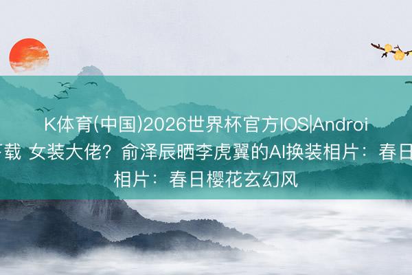 K体育(中国)2026世界杯官方IOS|Android手机app下载 女装大佬？俞泽辰晒李虎翼的AI换装相片：春日樱花玄幻风