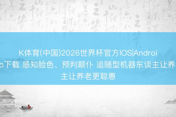 K体育(中国)2026世界杯官方IOS|Android手机app下载 感知脸色、预判颠仆 追随型机器东谈主让养老更聪惠