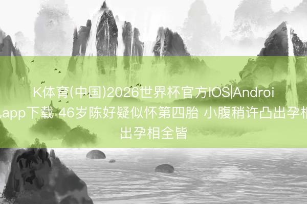K体育(中国)2026世界杯官方IOS|Android手机app下载 46岁陈好疑似怀第四胎 小腹稍许凸出孕相全皆